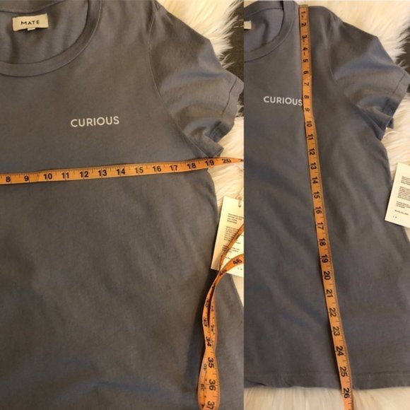 MATE the Label Stay Curious Crewneck T-shirt - Size Large - Picture 11 of 11